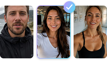 Choosing an AI presenter